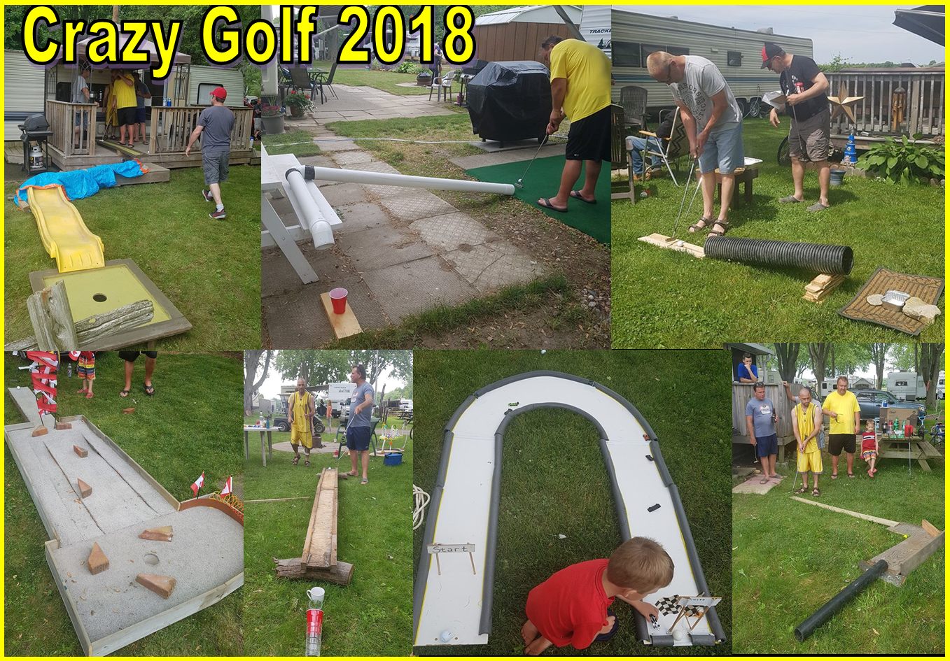 Crazy golf event at Rondeau Shores